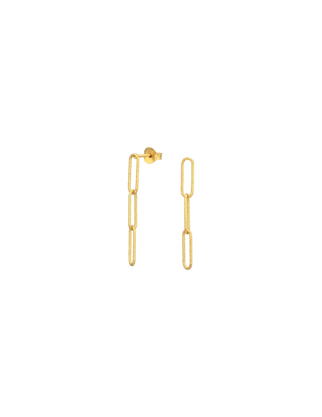 Aros de Plata Bañados en oro 24k...