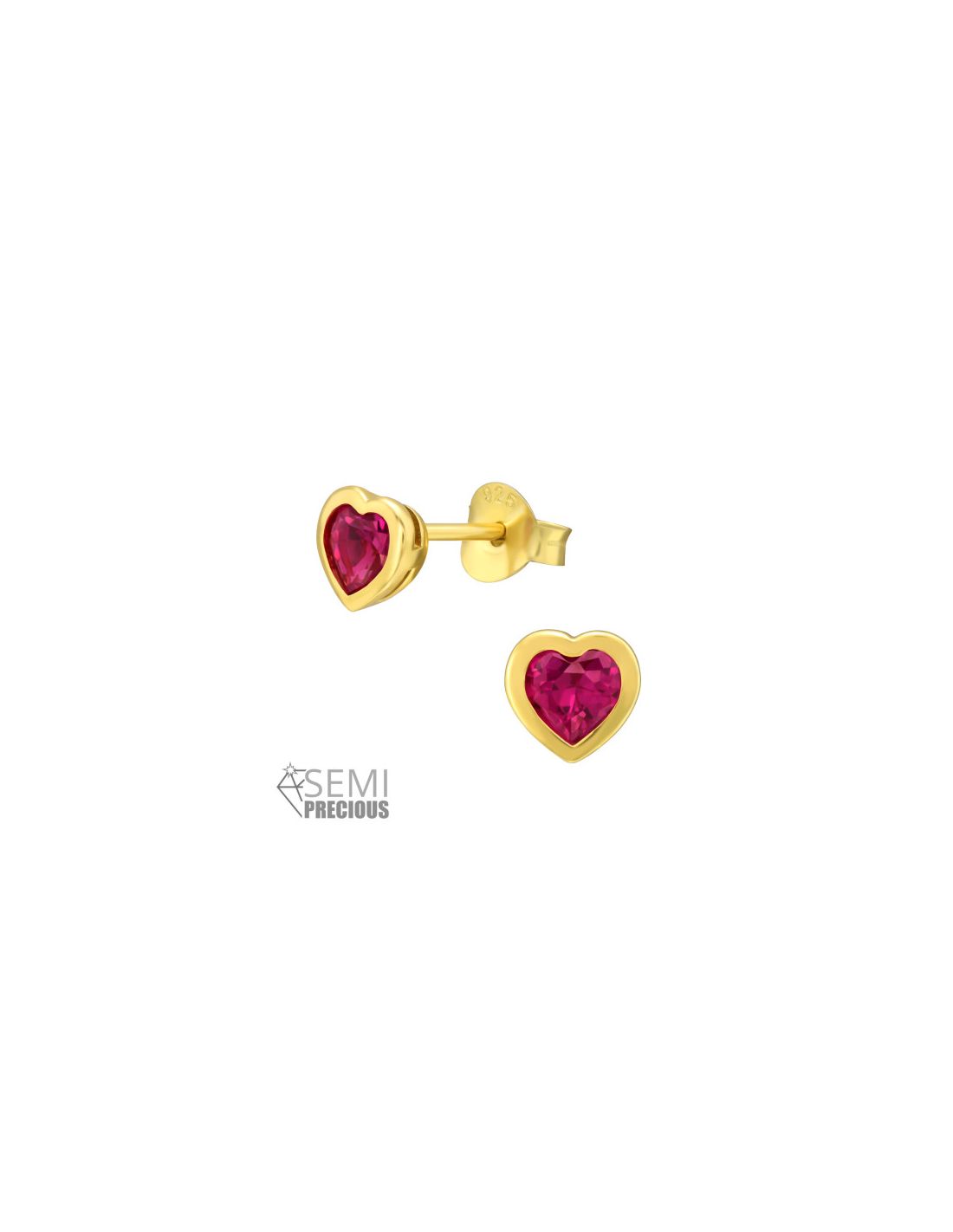 Aros de Plata Bañados en oro 24k 4Mm...