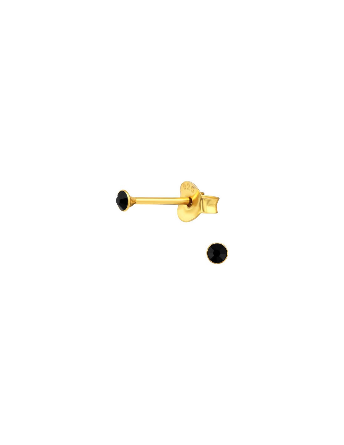 Aros de Plata Bañados en oro 24k...