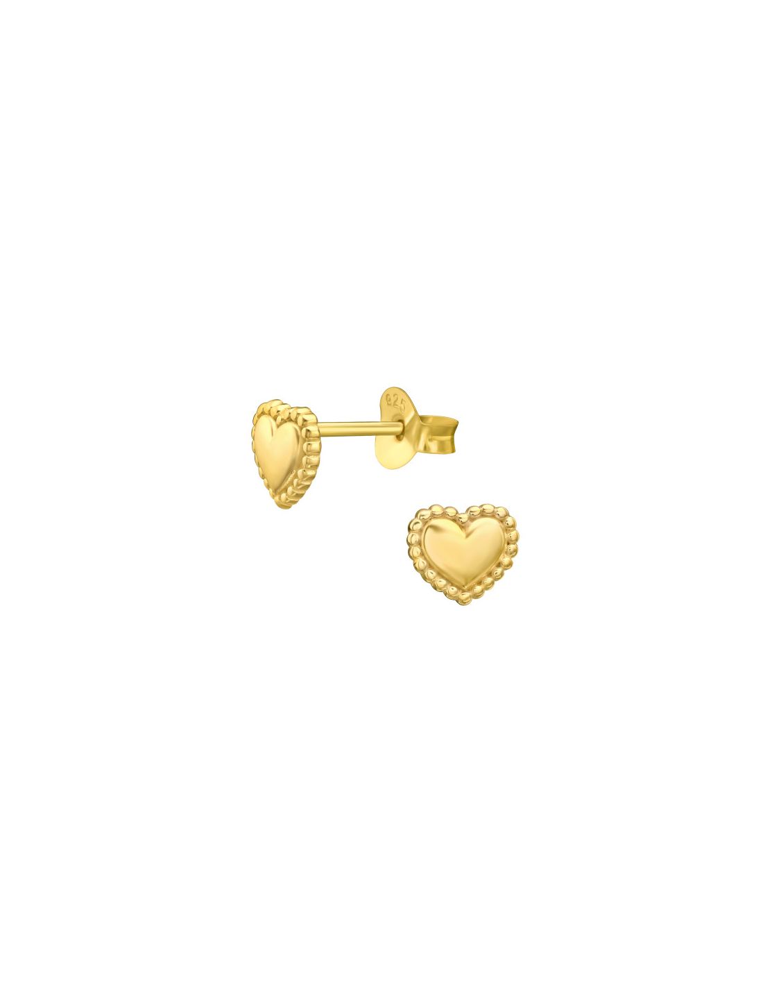 Aros de Plata Bañados en oro 24k...
