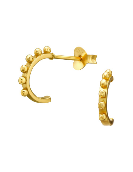 Aros de Plata Bañados en...