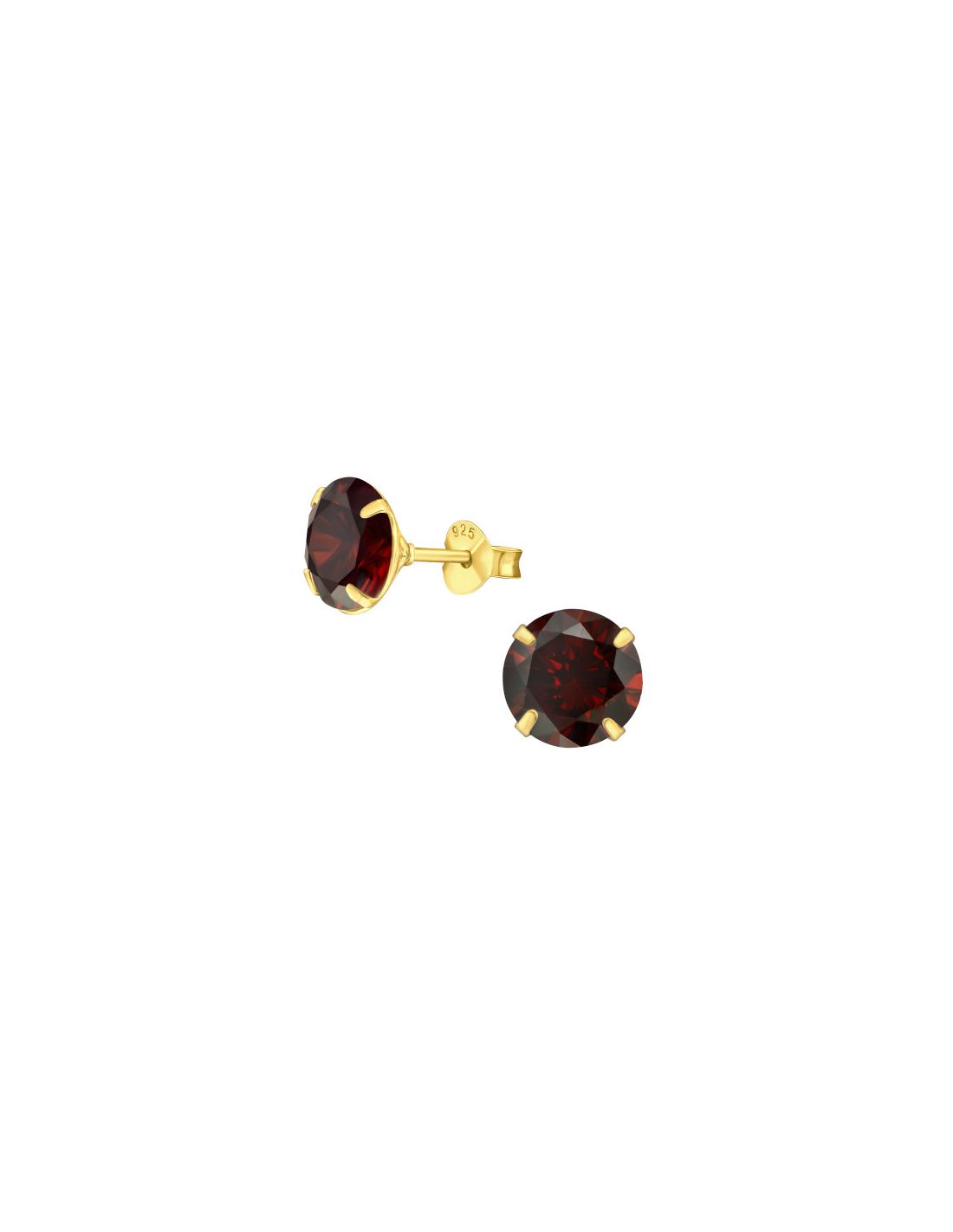 Aros de Plata Bañados en oro 24k...