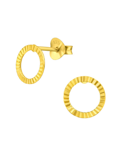 Aros de Plata Bañados en...