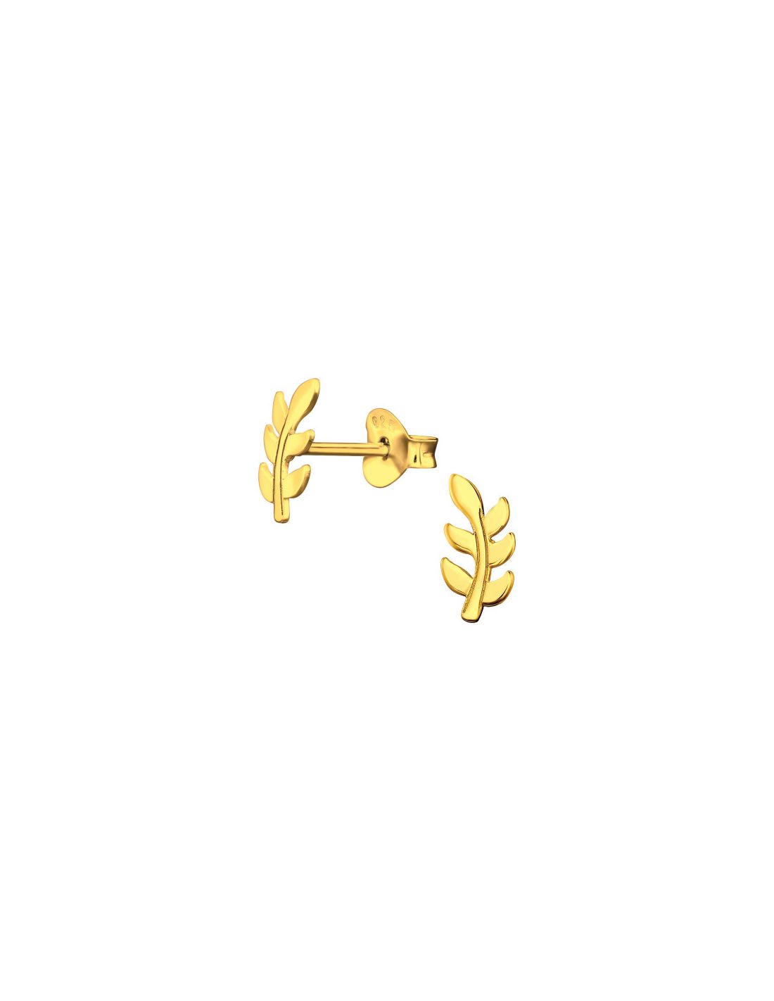 Aros de Plata Bañados en oro 24k...