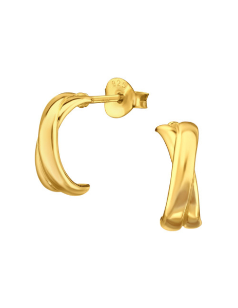 Aros de Plata Bañados en...