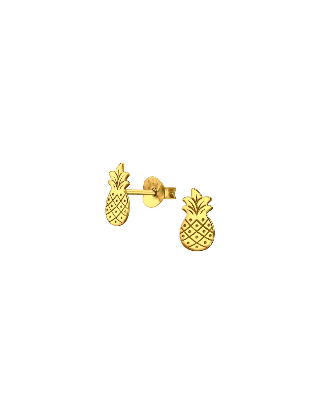 Aros de Plata Bañados en oro 24k...