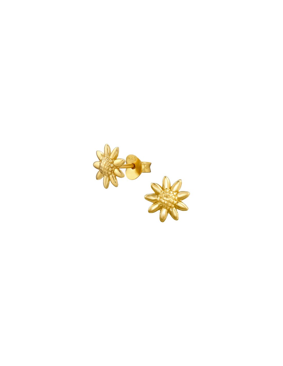 Aros de Plata Bañados en oro 24k...