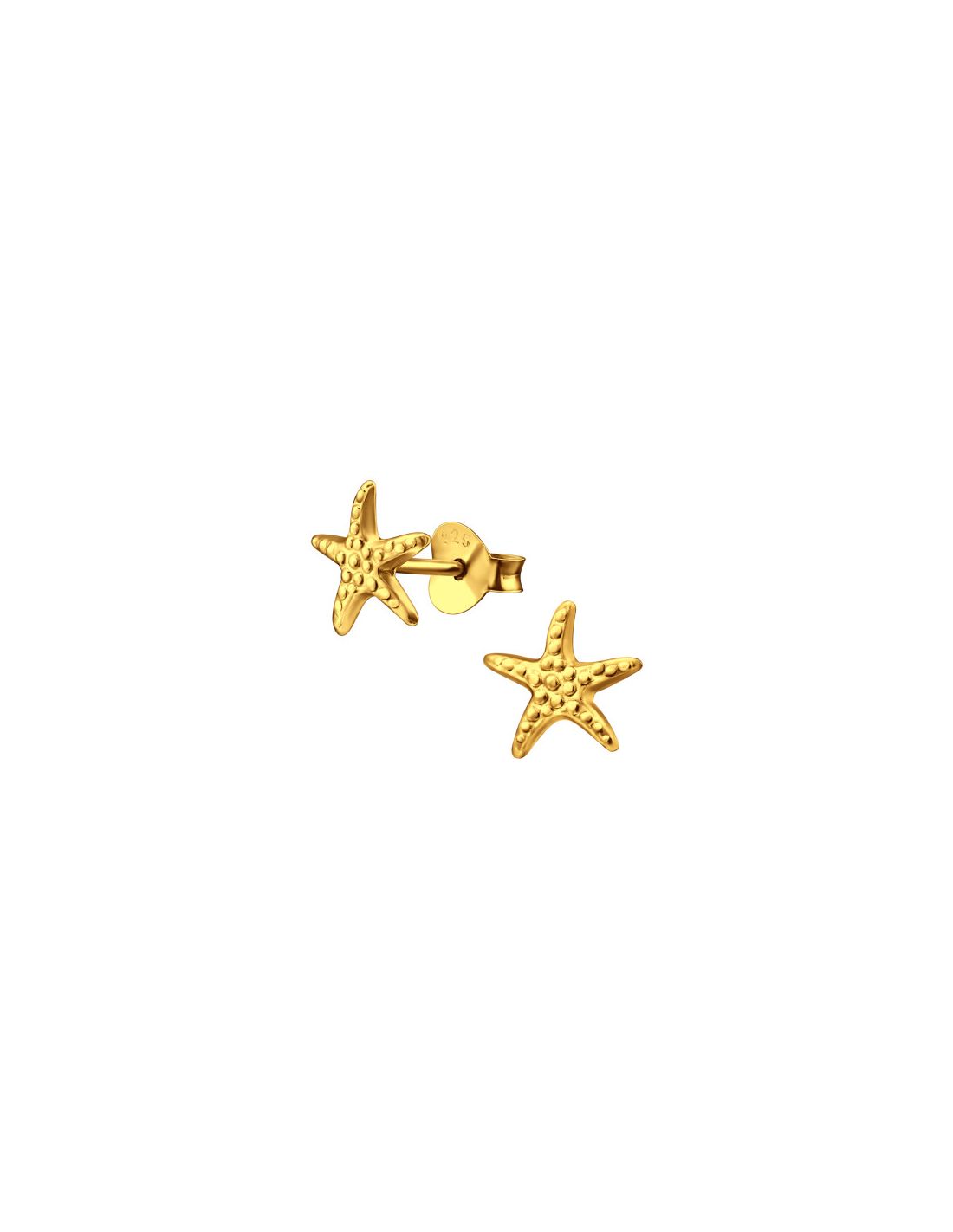 Aros de Plata Bañados en oro 24k...