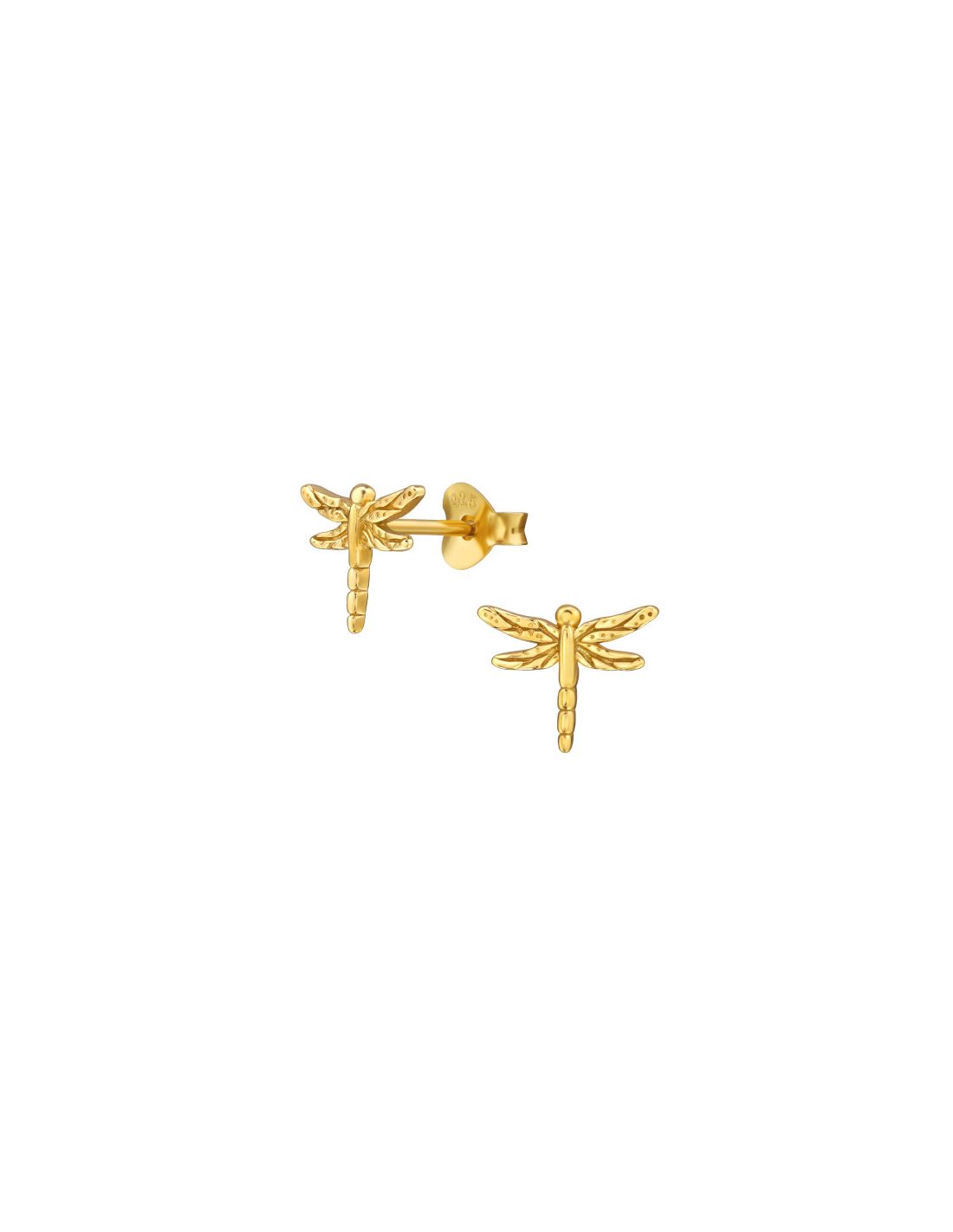 Aros de Plata Bañados en oro 24k...