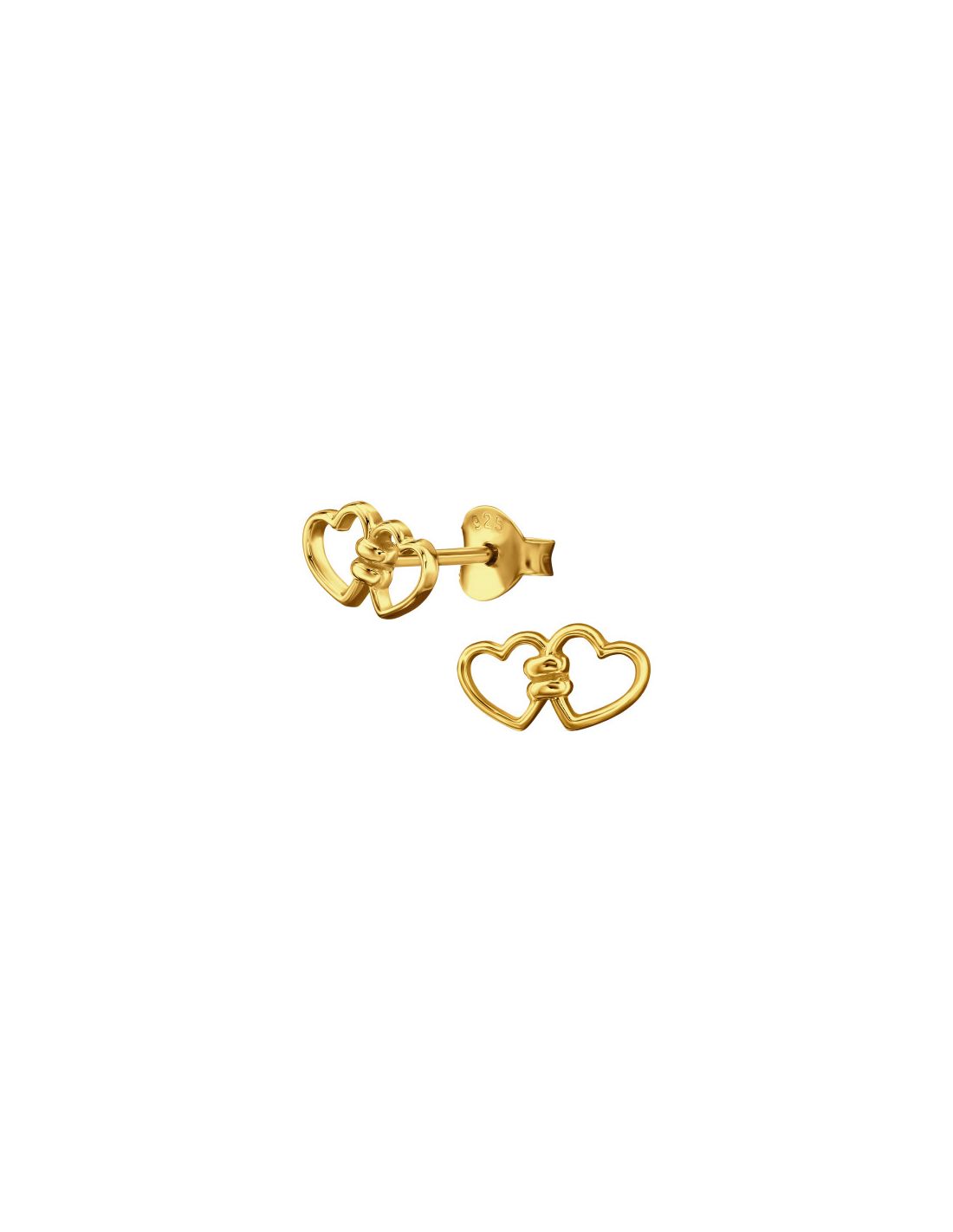 Aros de Plata Bañados en oro 24k...