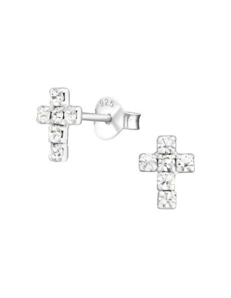 Aros de Plata 8Mm Cross...