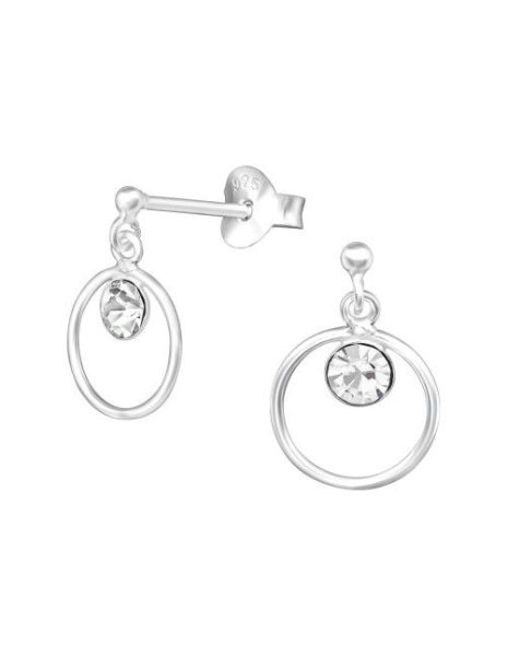 Aros de Plata Hanging...