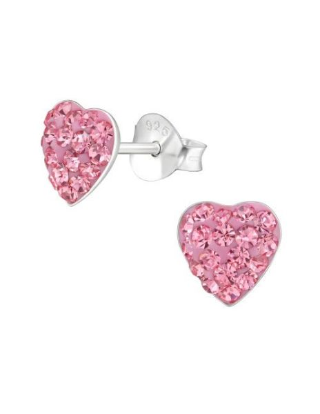 Aros de Plata Heart Light...