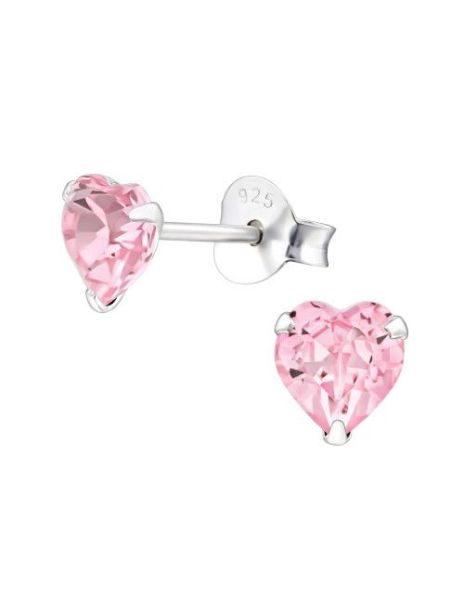 Aros de Plata Heart Light...