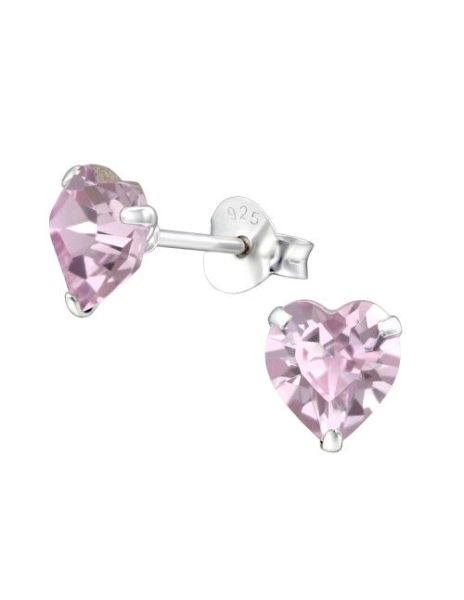 Aros de Plata Heart Light...