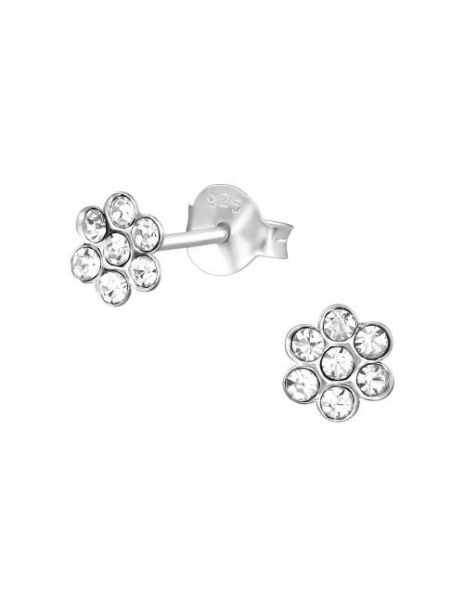 Aros de Plata Flower...