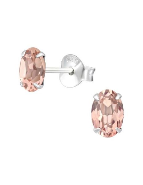 Aros de Plata Oval Vintage...