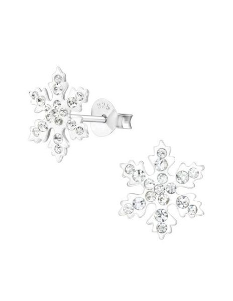 Aros de Plata Snowflake...