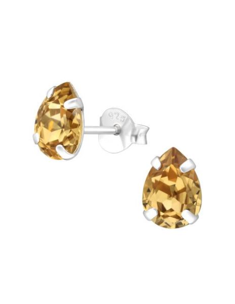 Aros de Plata Pear Light...