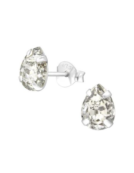 Aros de Plata Pear Silver...