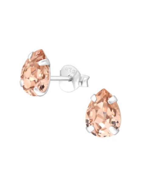 Aros de Plata Pear Vintage...