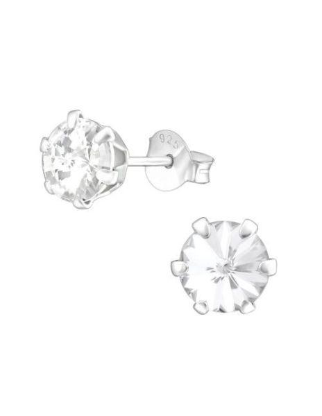 Aros de Plata 6Mm Round 6...