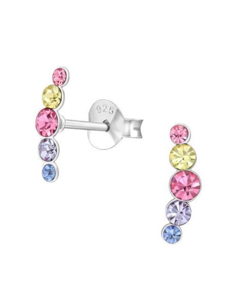 Aros de Plata Geometric...