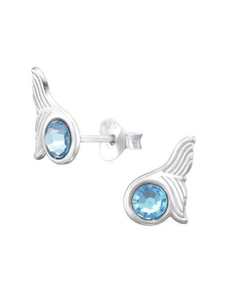 Aros de Plata Whale Tail...