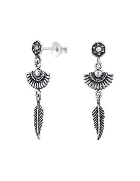 Aros de Plata Ethnic...