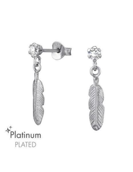 Aros de Plata Hanging...