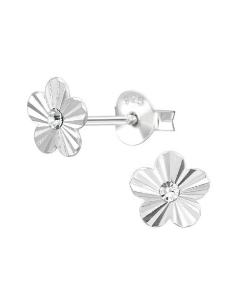Aros de Plata Flower...