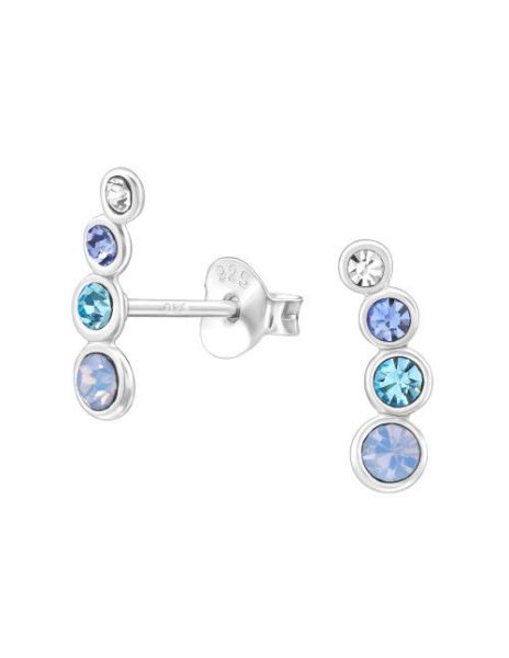 Aros de Plata Geometric...