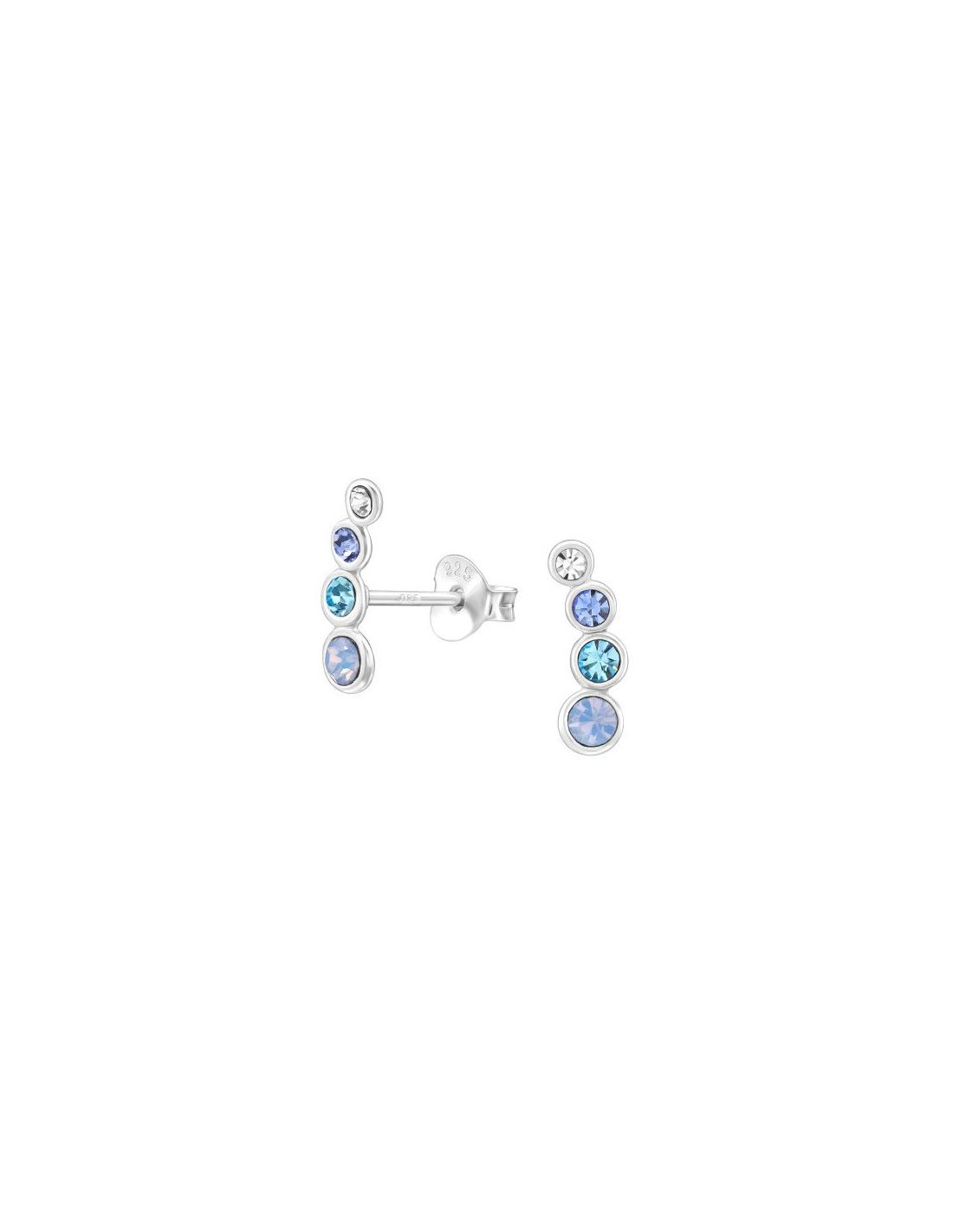 Aros de Plata Geometric Crystal 3.6...
