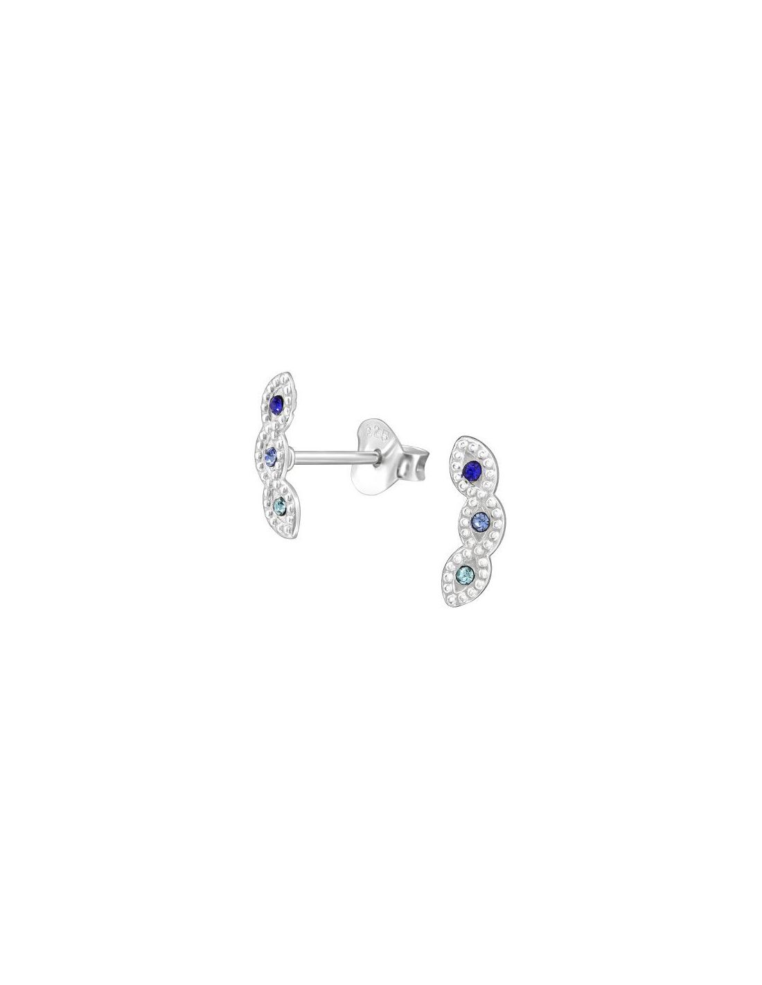 Aros de Plata Curved Crystal 3 mm x...