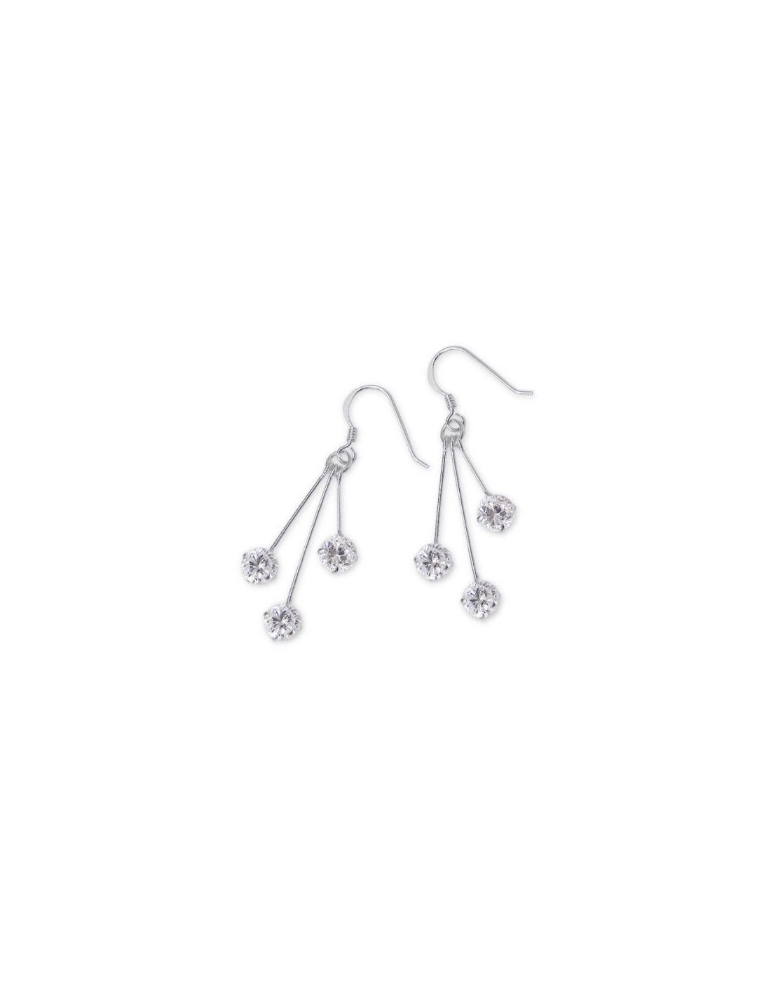 Aros de Plata Hanging Circles Cubic...