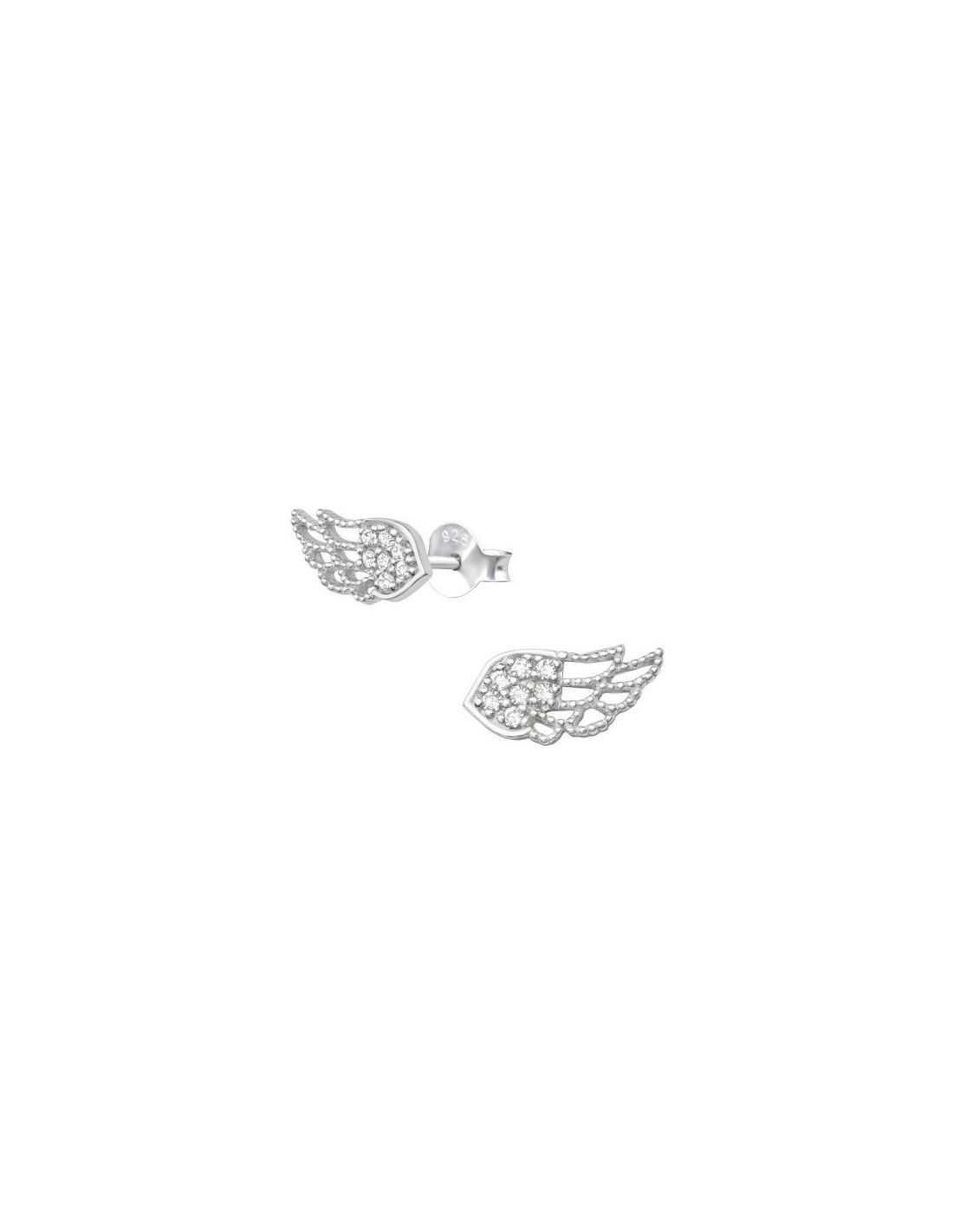 Aros de Plata Wing Cubic Zirconia 11...