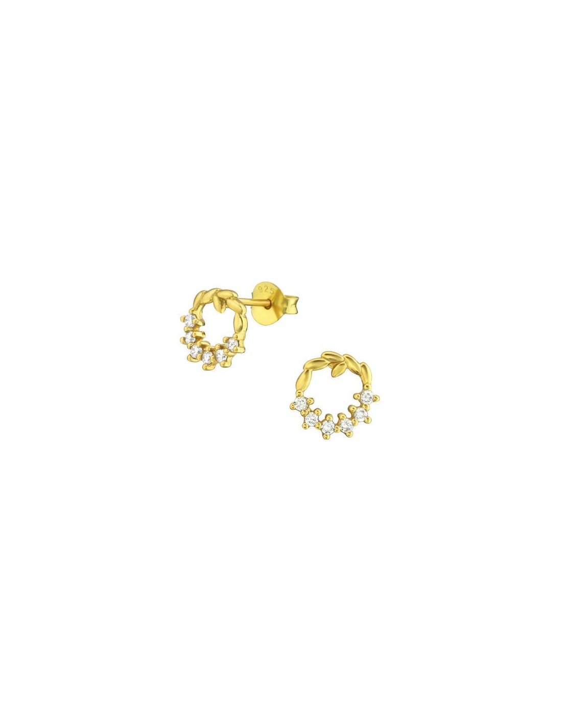 Aros de Plata Wreath Cubic Zirconia 8...
