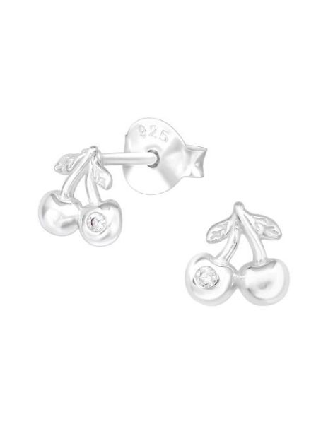 Aros de Plata Cherry Cubic...