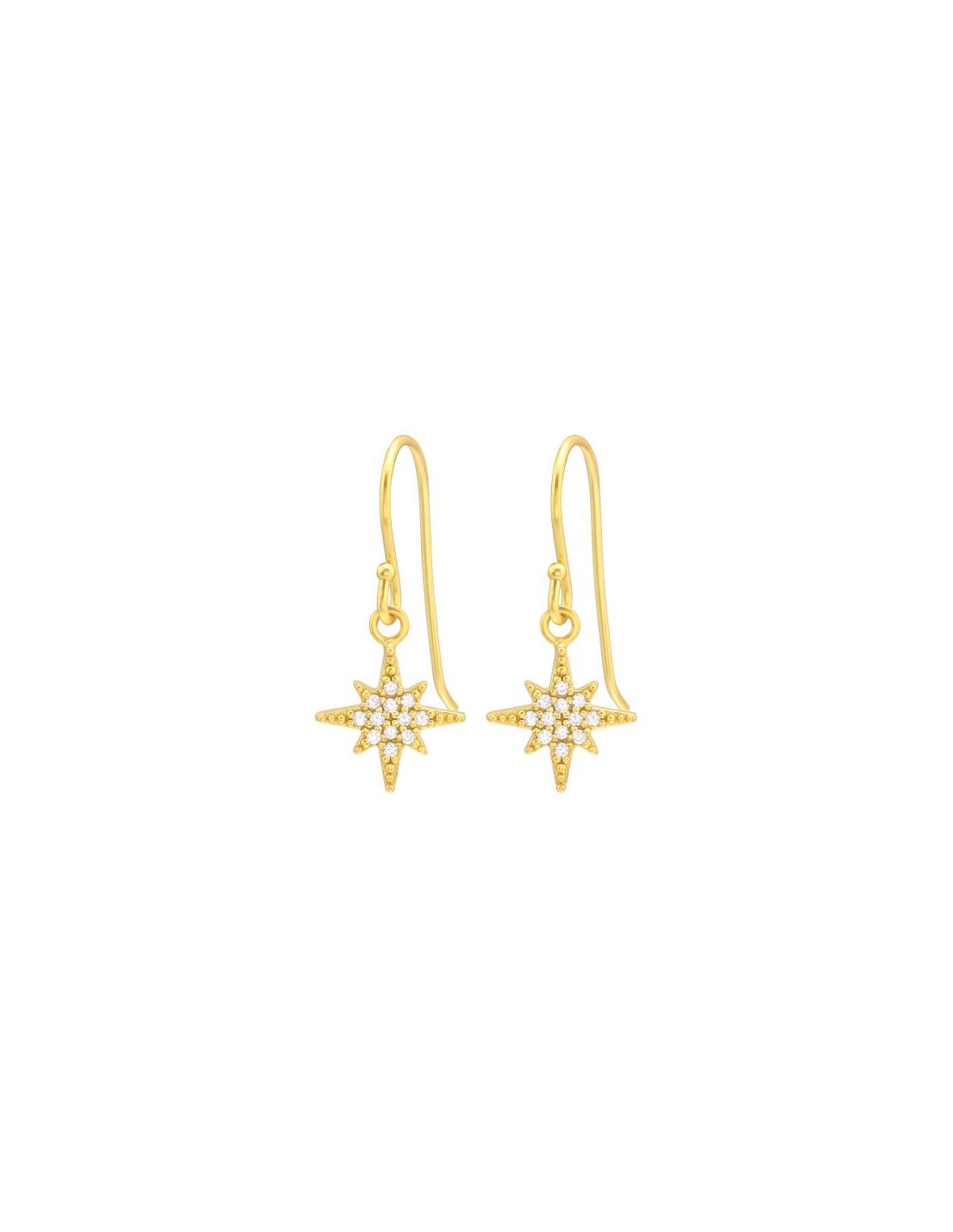 Aros de Plata Northern Star Cubic...
