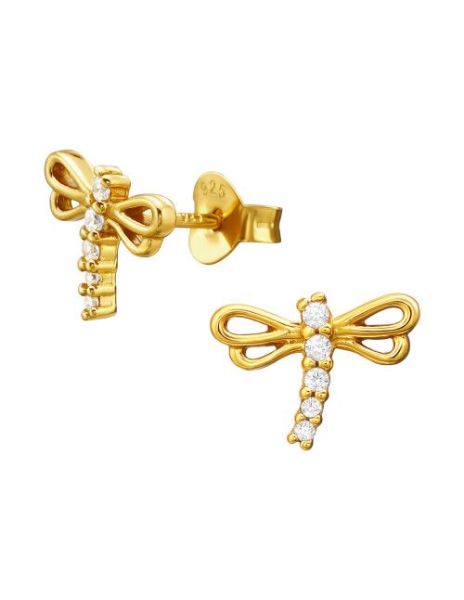 Aros de Plata Dragonfly...