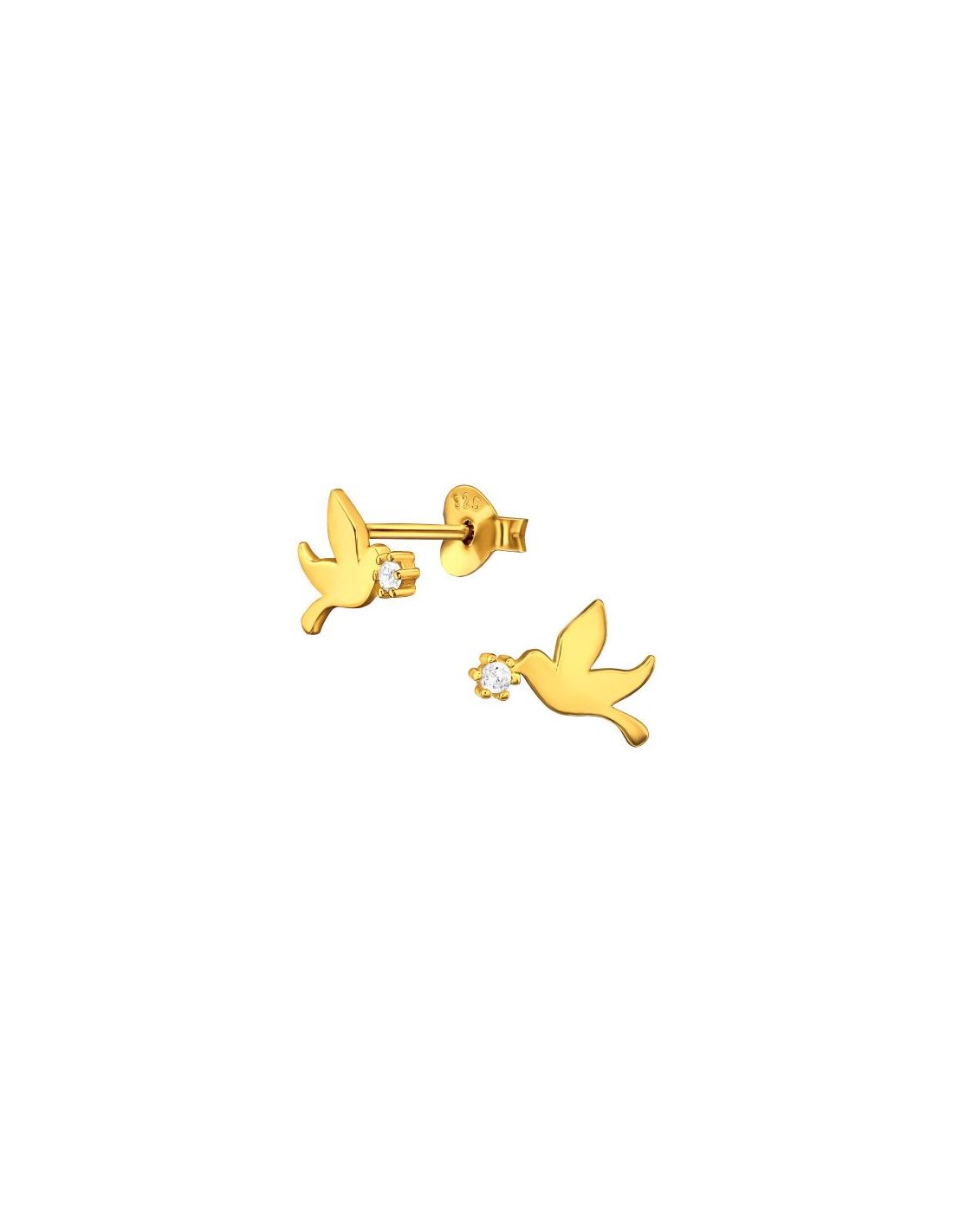 Aros de Plata Bird Cubic Zirconia 6...