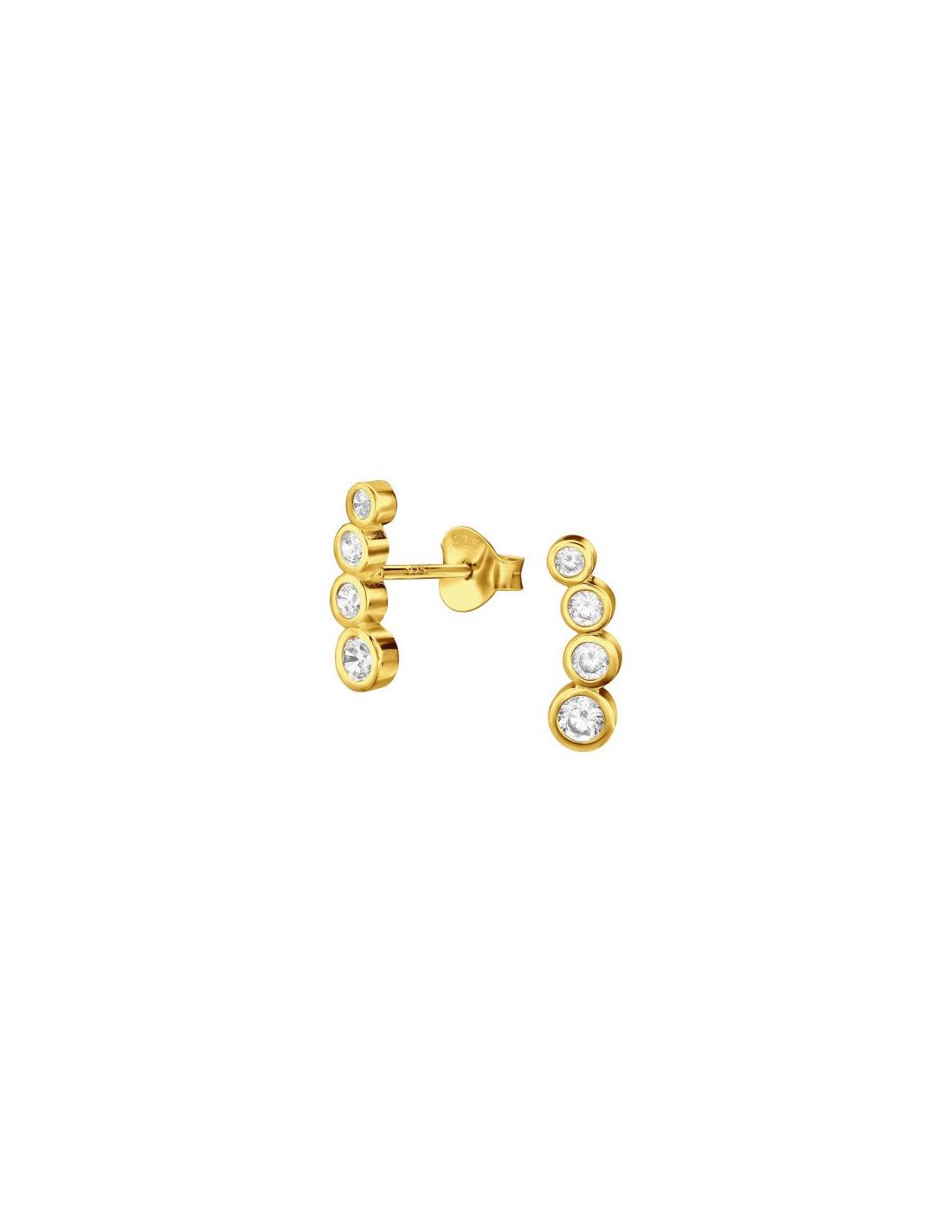 Aros de Plata Connected Circles Cubic...