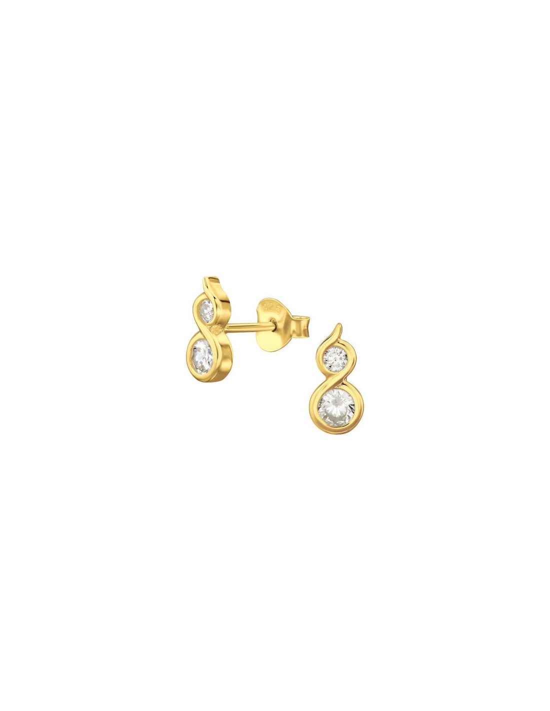 Aros de Plata Circles Cubic Zirconia...
