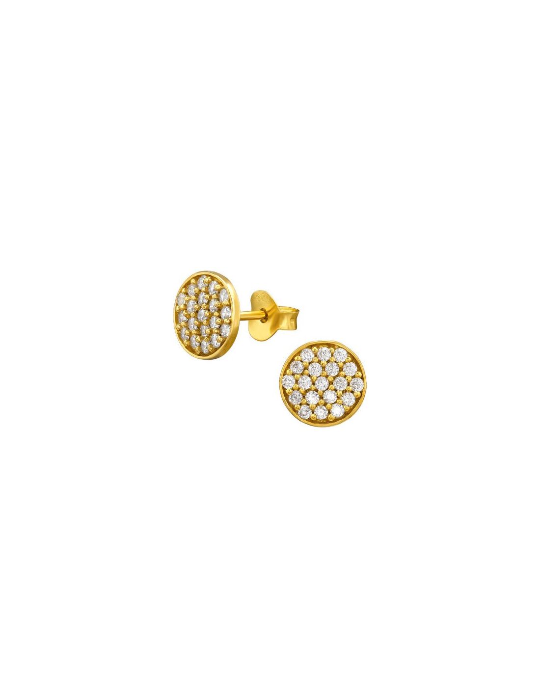 Aros de Plata Round Cubic Zirconia 8...