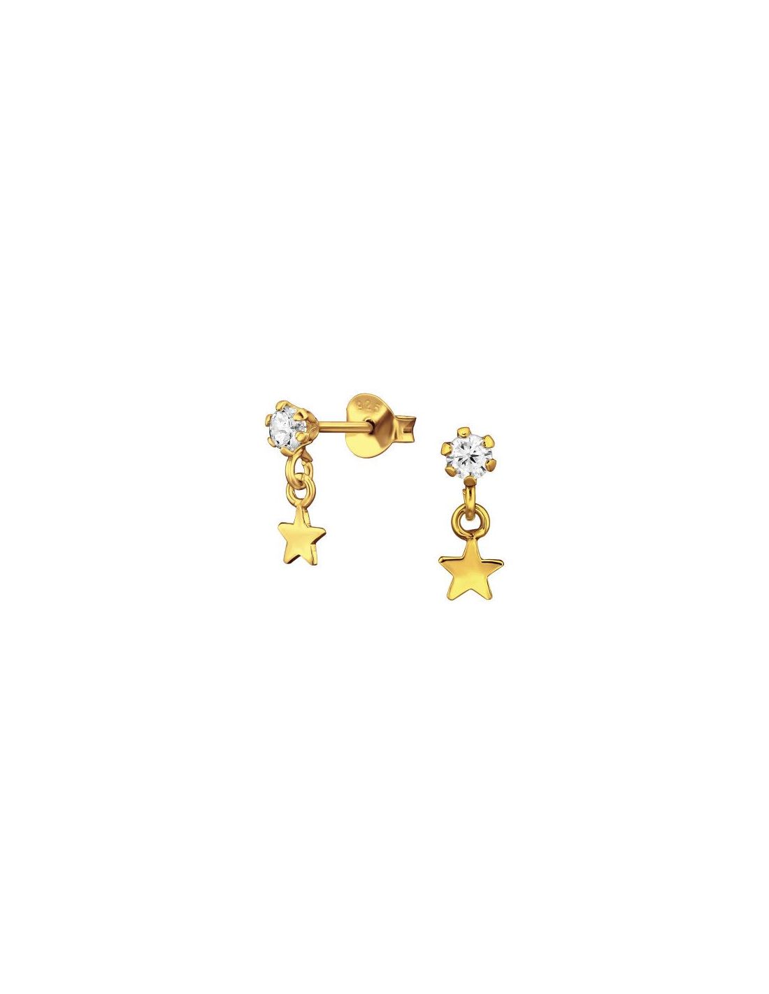 Aros de Plata Round 3Mm And Dangling...