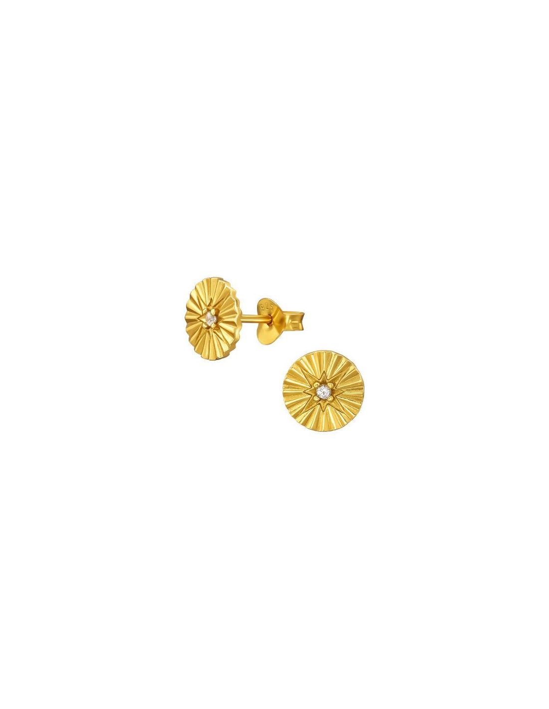 Aros de Plata Round 8Mm Patterned...