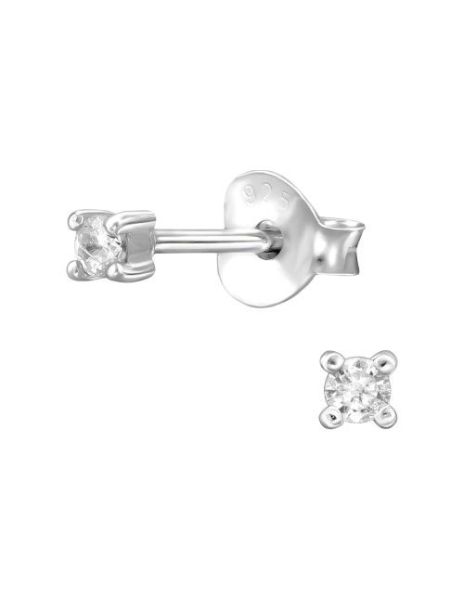 Aros de Plata 2Mm Round 4...