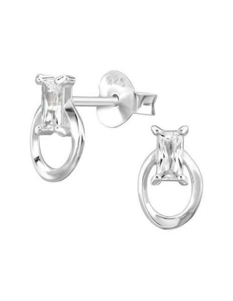 Aros de Plata Open Oval...