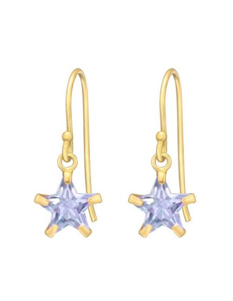 Aros de Plata Star CZ...