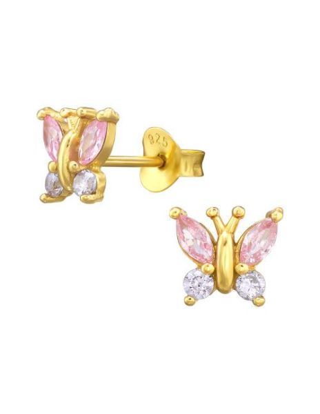 Aros de Plata Butterfly...